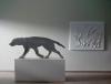 Honden III|2010|85x210x25cm|In zand gegoten aluminium, in Museum Kröller Müller
